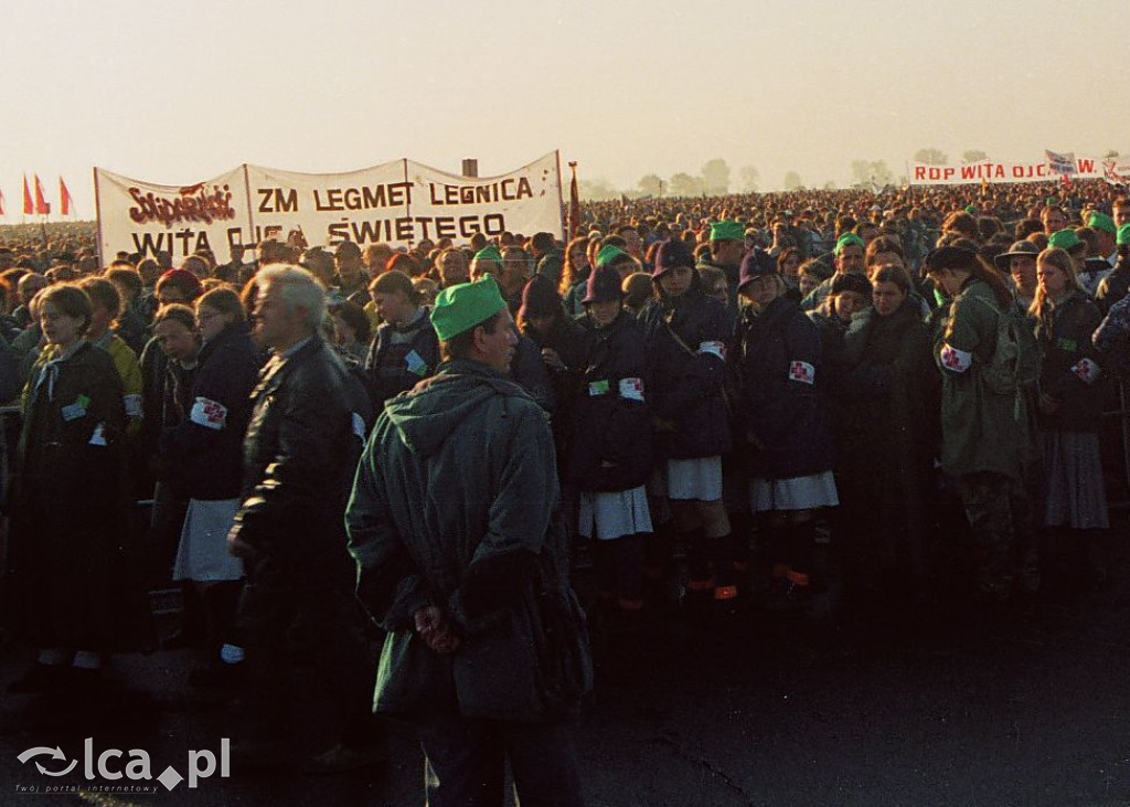 W 1997 roku Jan Paweł II był w Legnicy