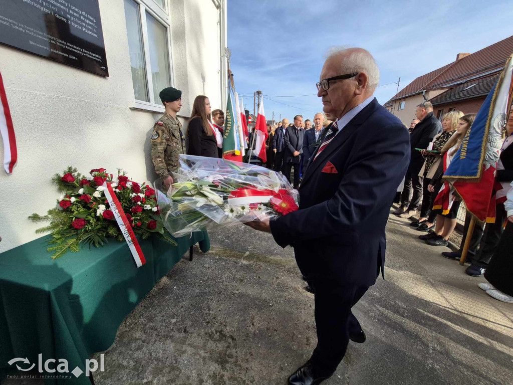 Odsłonięcie tablicy pamięci Władysława Obertańca