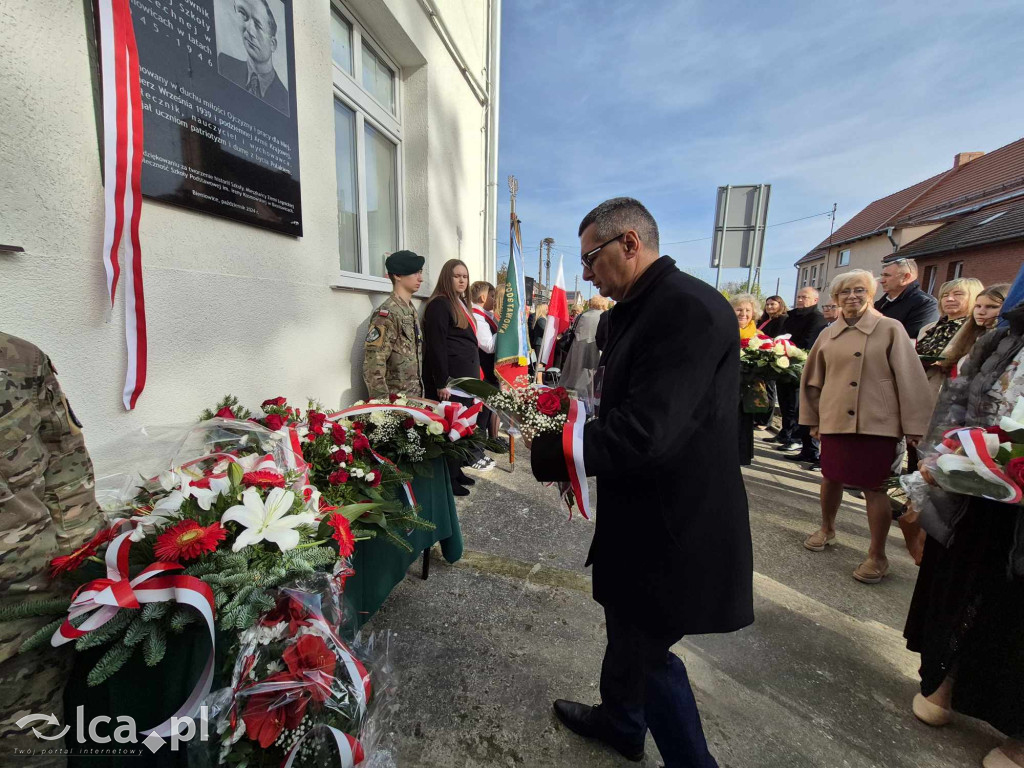 Odsłonięcie tablicy pamięci Władysława Obertańca