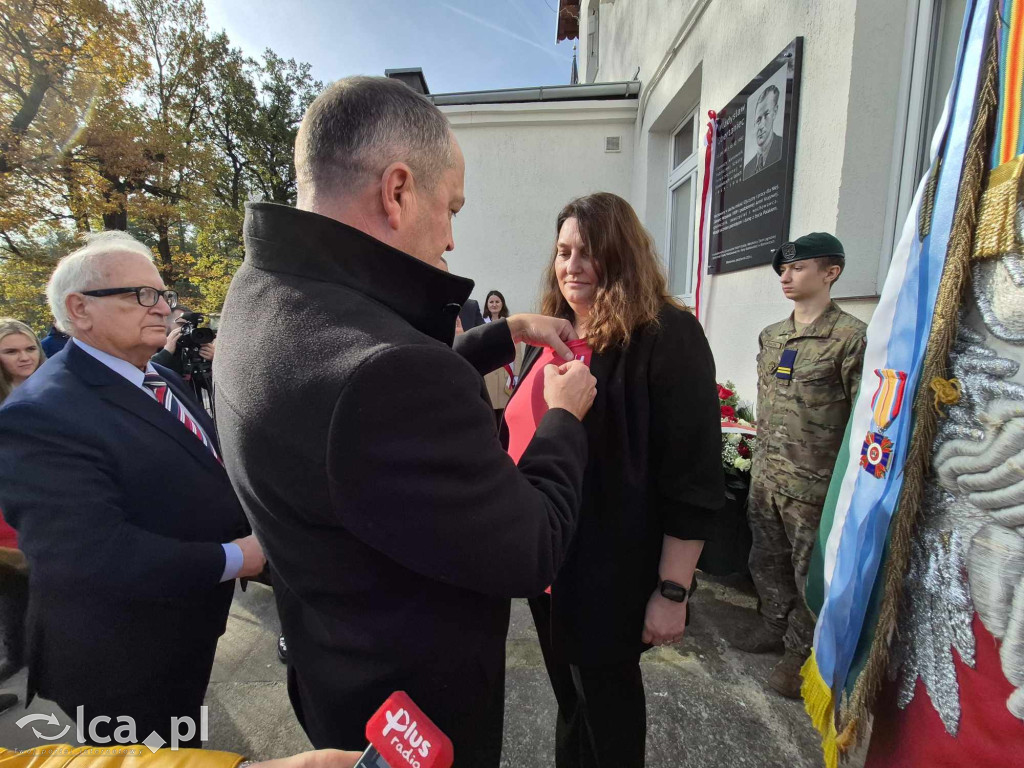 Odsłonięcie tablicy pamięci Władysława Obertańca