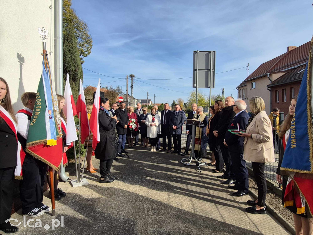 Odsłonięcie tablicy pamięci Władysława Obertańca