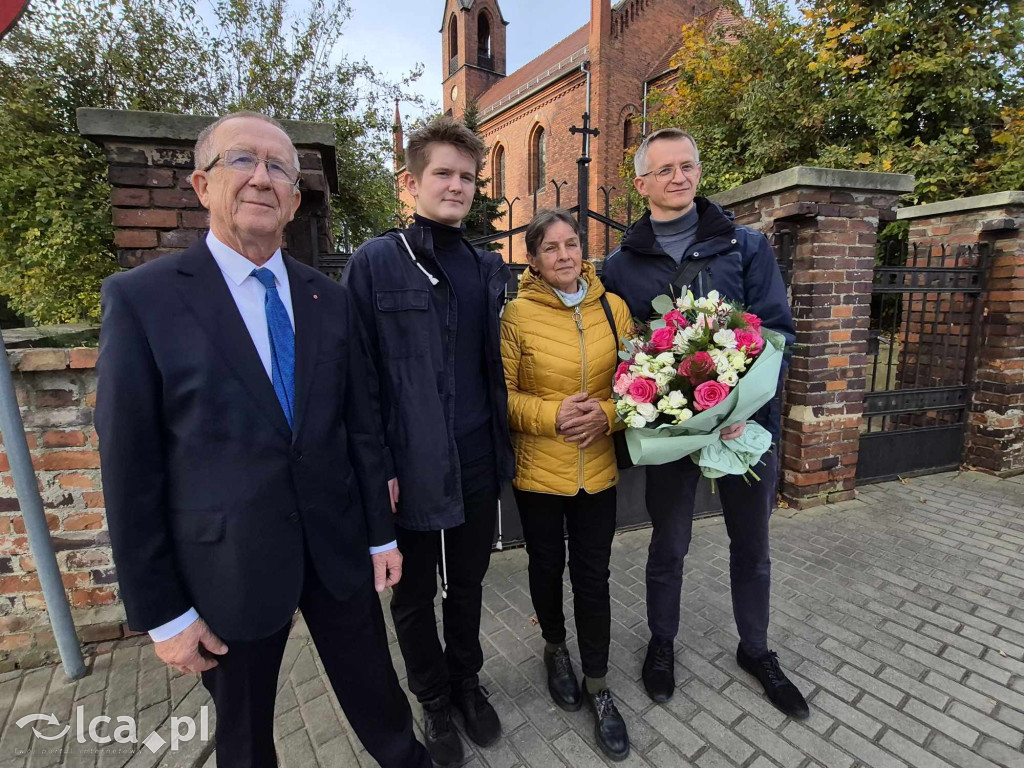 Odsłonięcie tablicy pamięci Władysława Obertańca