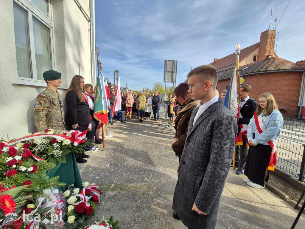 Odsłonięcie tablicy pamięci Władysława Obertańca