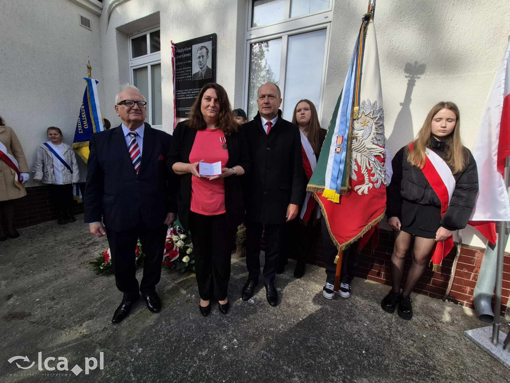 Odsłonięcie tablicy pamięci Władysława Obertańca