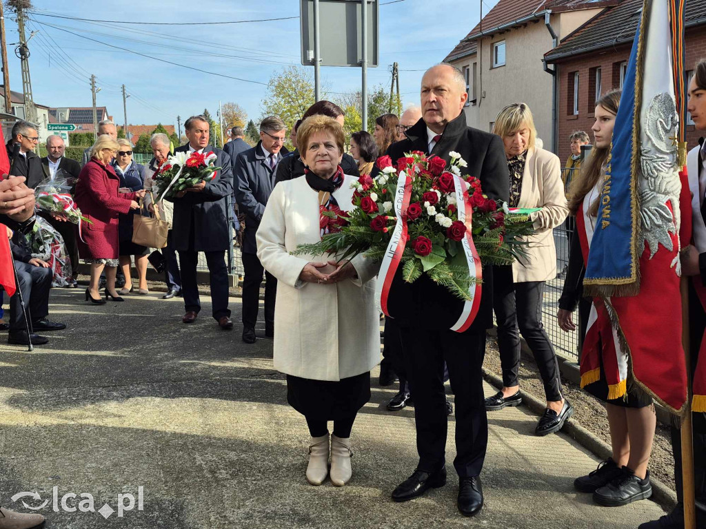 Odsłonięcie tablicy pamięci Władysława Obertańca