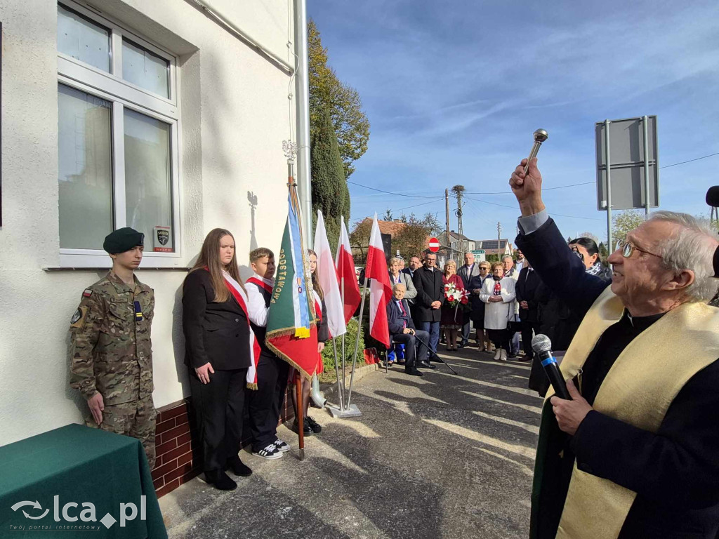 Odsłonięcie tablicy pamięci Władysława Obertańca