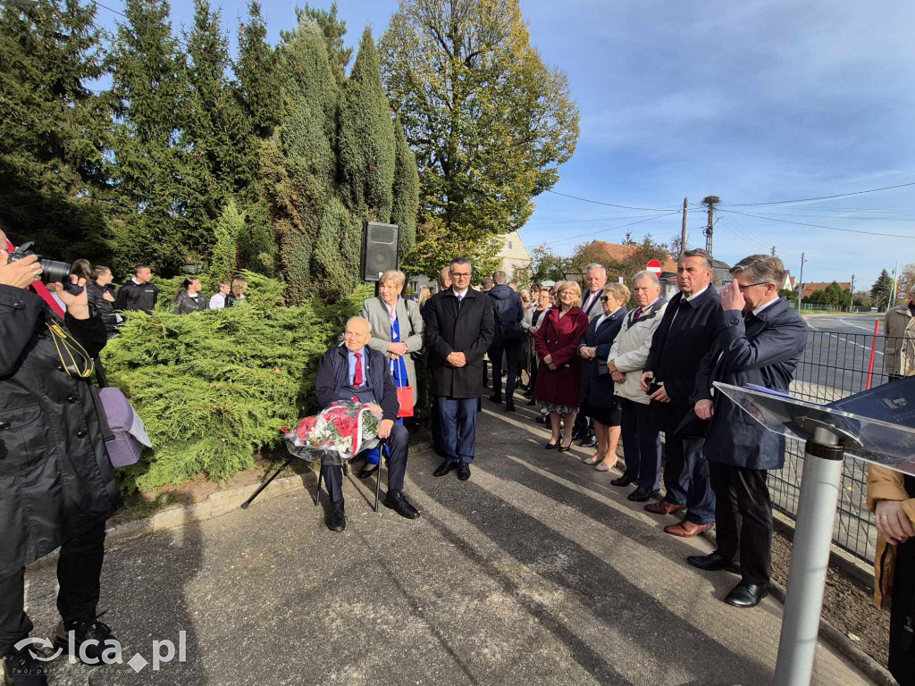 Odsłonięcie tablicy pamięci Władysława Obertańca