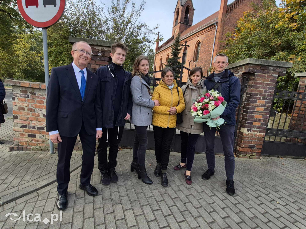 Odsłonięcie tablicy pamięci Władysława Obertańca