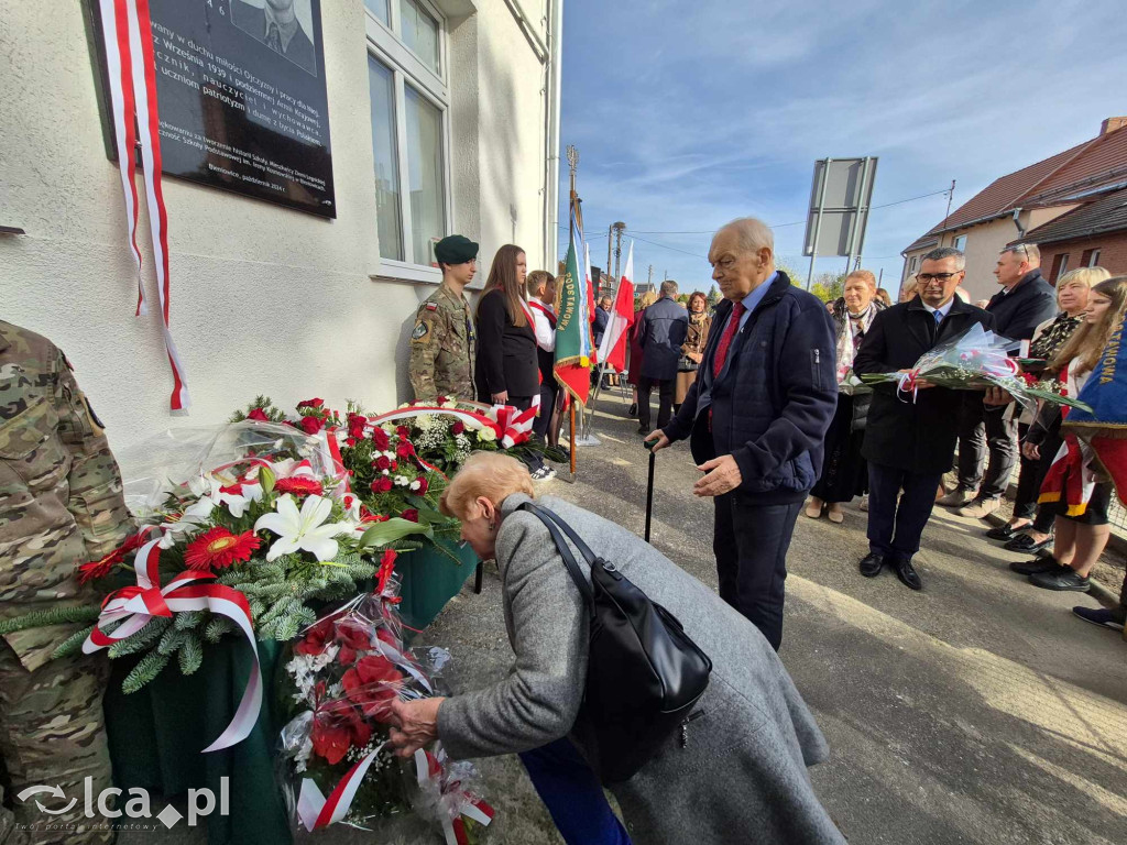 Odsłonięcie tablicy pamięci Władysława Obertańca