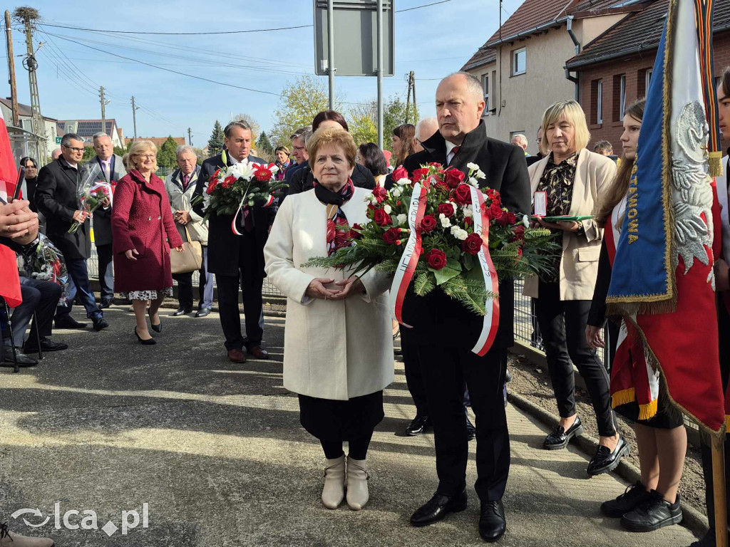 Odsłonięcie tablicy pamięci Władysława Obertańca