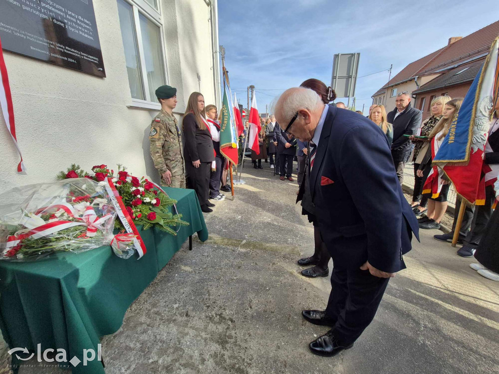 Odsłonięcie tablicy pamięci Władysława Obertańca