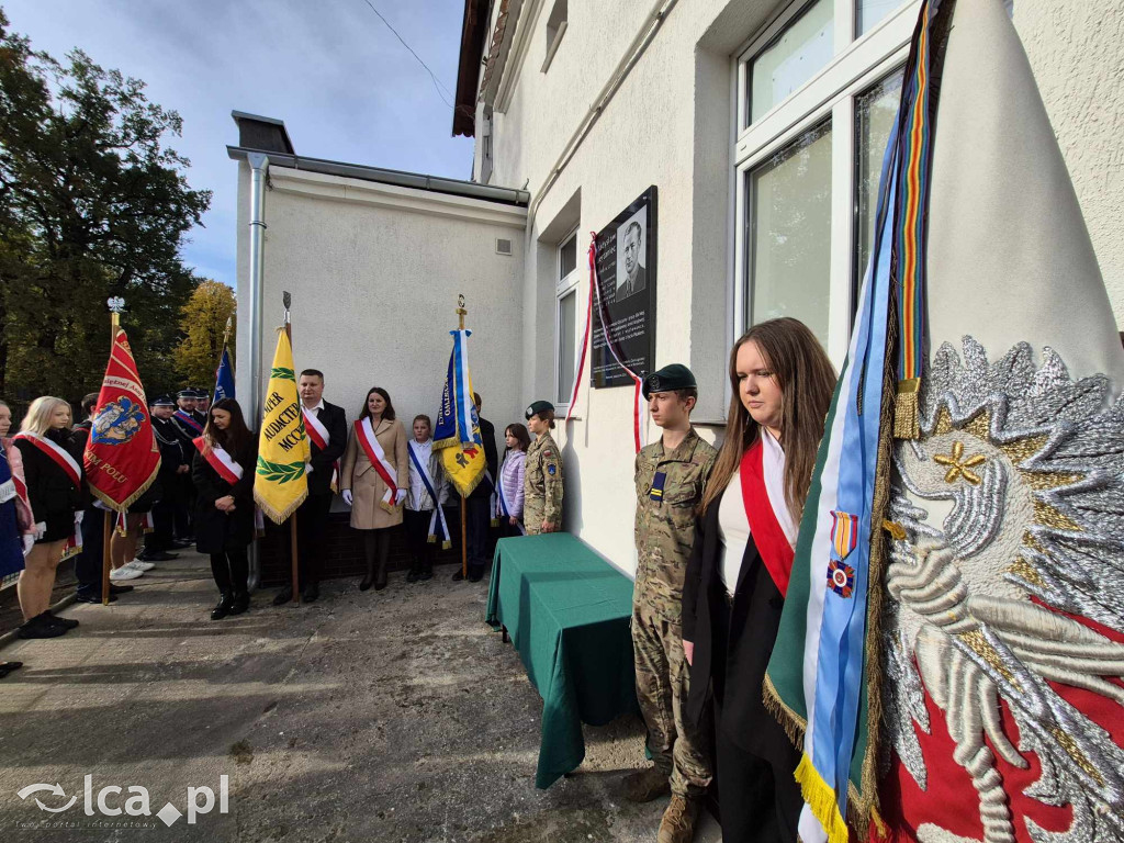 Odsłonięcie tablicy pamięci Władysława Obertańca