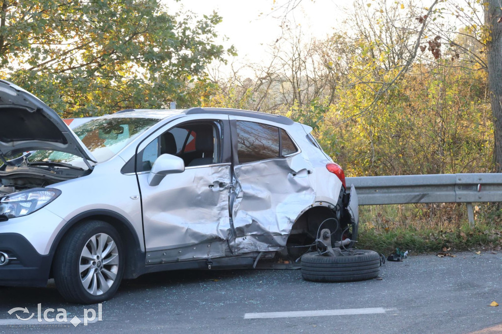 Wymusił pierwszeństwo i trafił do szpitala