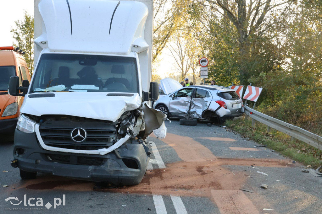 Wymusił pierwszeństwo i trafił do szpitala