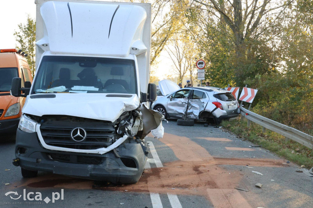 Wymusił pierwszeństwo i trafił do szpitala