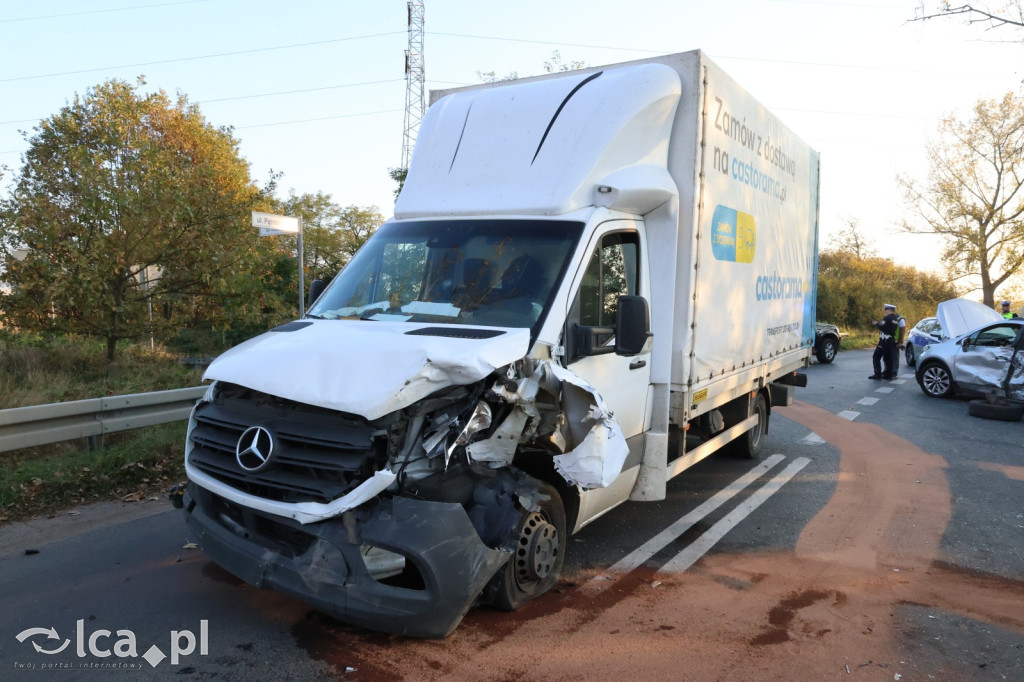 Wymusił pierwszeństwo i trafił do szpitala