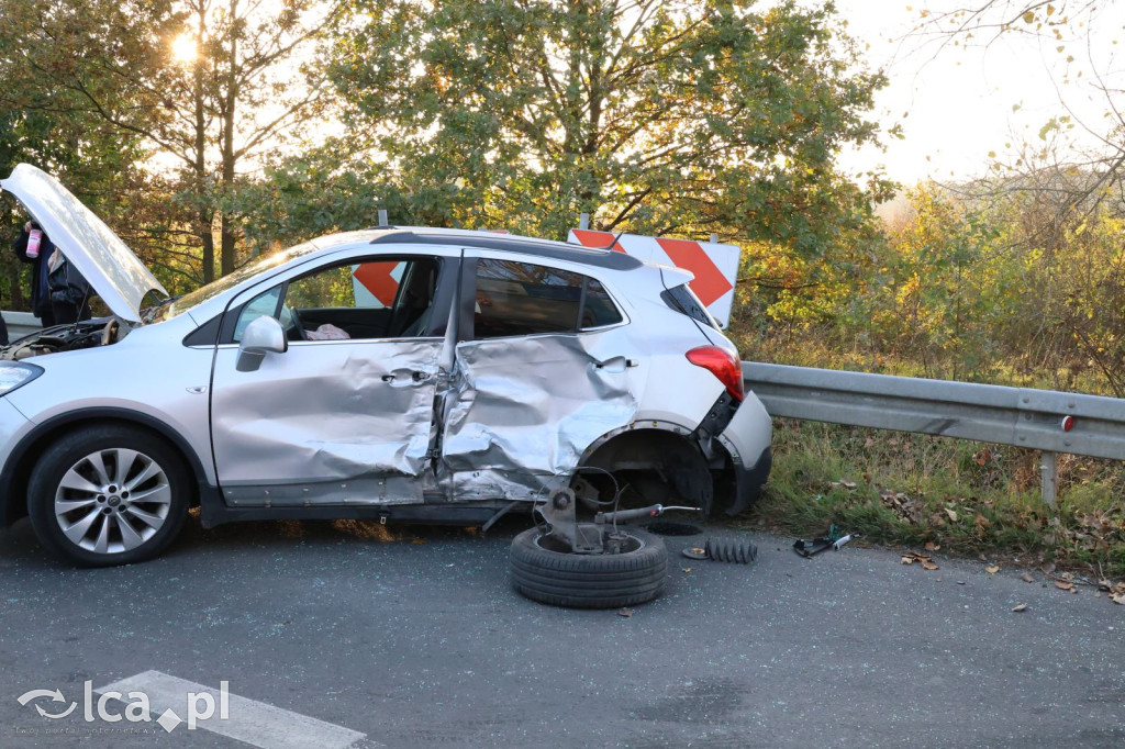 Wymusił pierwszeństwo i trafił do szpitala