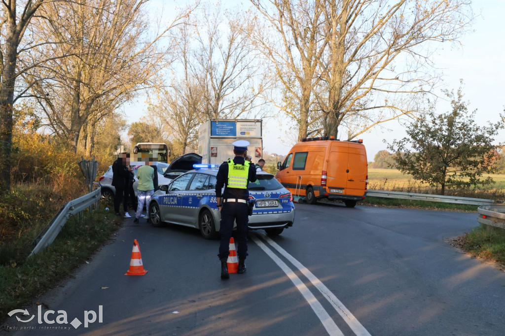 Wymusił pierwszeństwo i trafił do szpitala