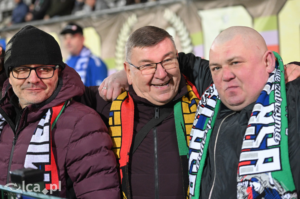 Kibice na meczu Miedź Legnica - Wisła Płock