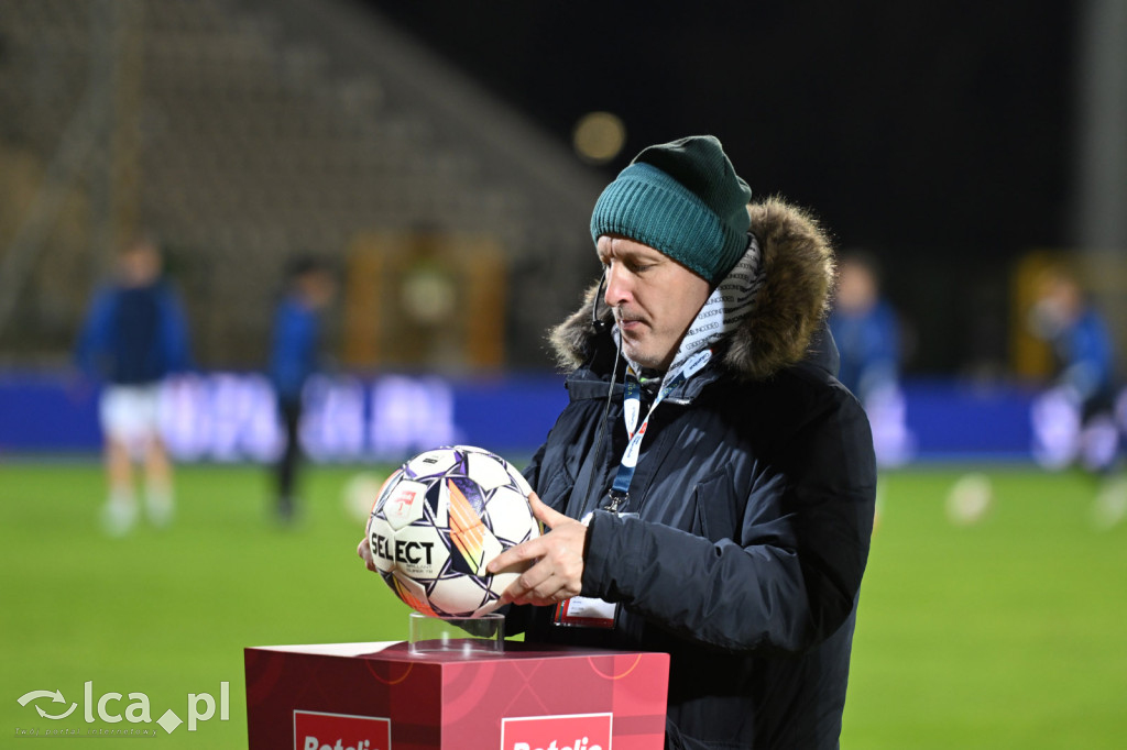 Kibice na meczu Miedź Legnica - Wisła Płock