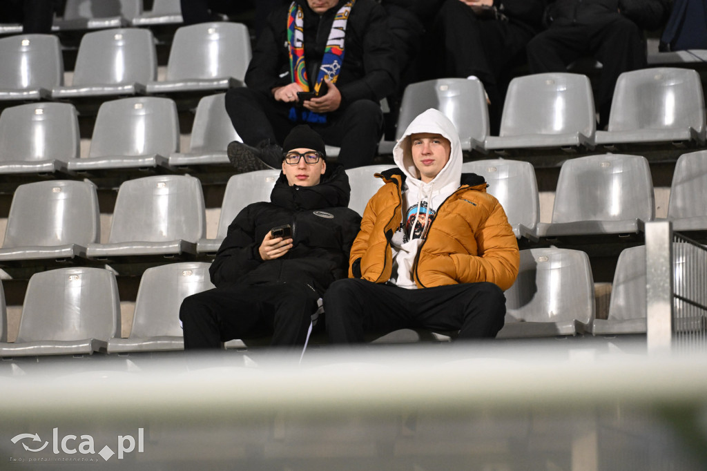 Kibice na meczu Miedź Legnica - Wisła Płock