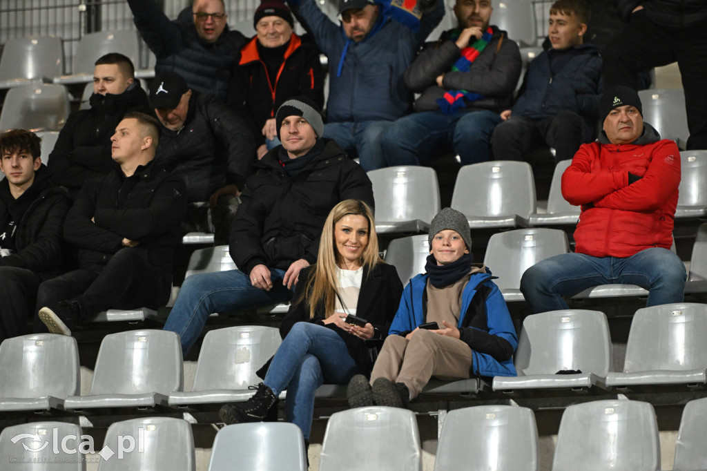 Kibice na meczu Miedź Legnica - Wisła Płock