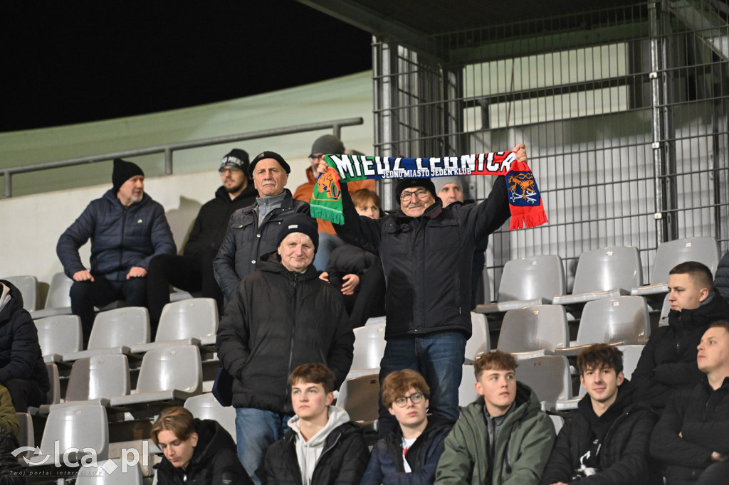 Kibice na meczu Miedź Legnica - Wisła Płock