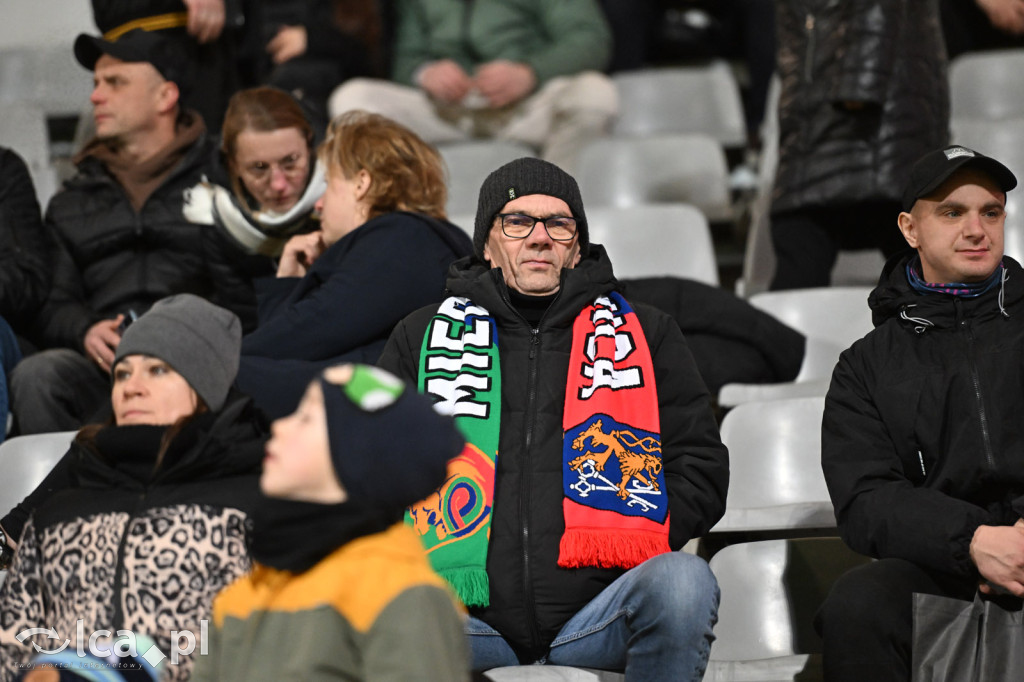 Kibice na meczu Miedź Legnica - Wisła Płock