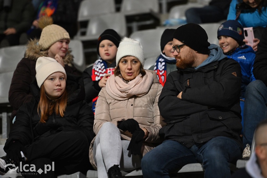 Kibice na meczu Miedź Legnica - Wisła Płock