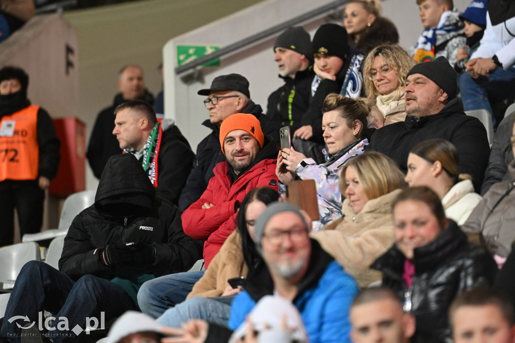 Kibice na meczu Miedź Legnica - Wisła Płock