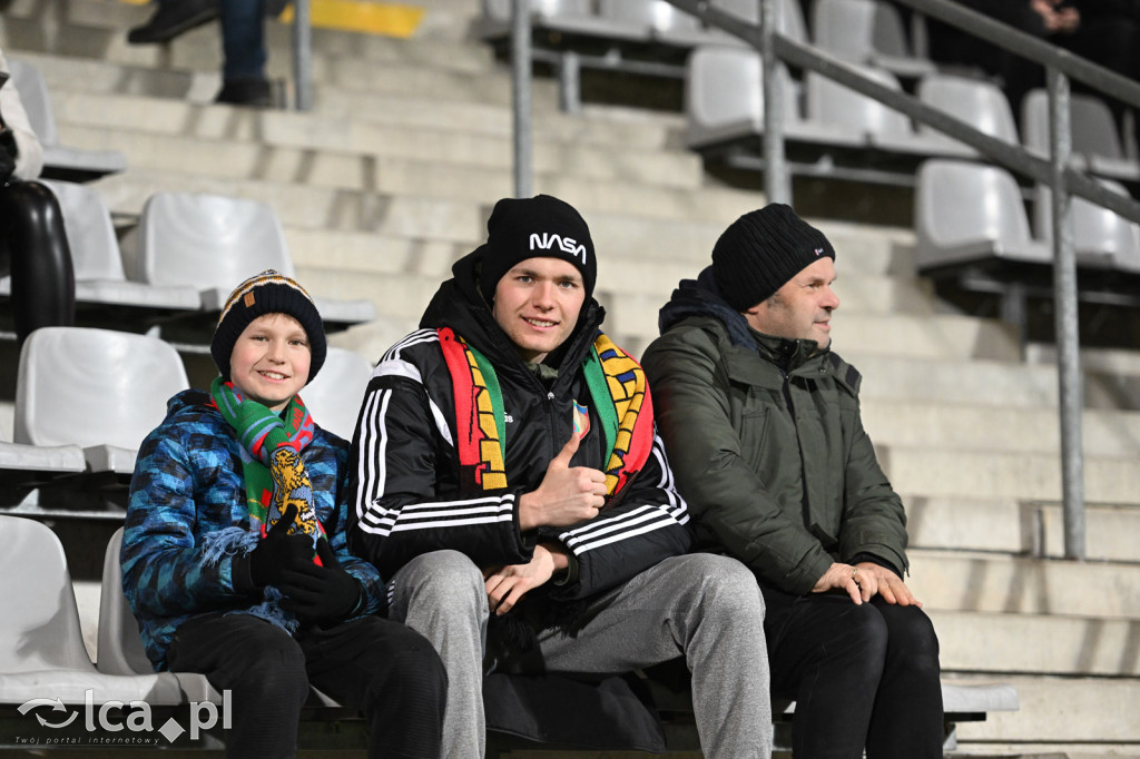 Kibice na meczu Miedź Legnica - Wisła Płock