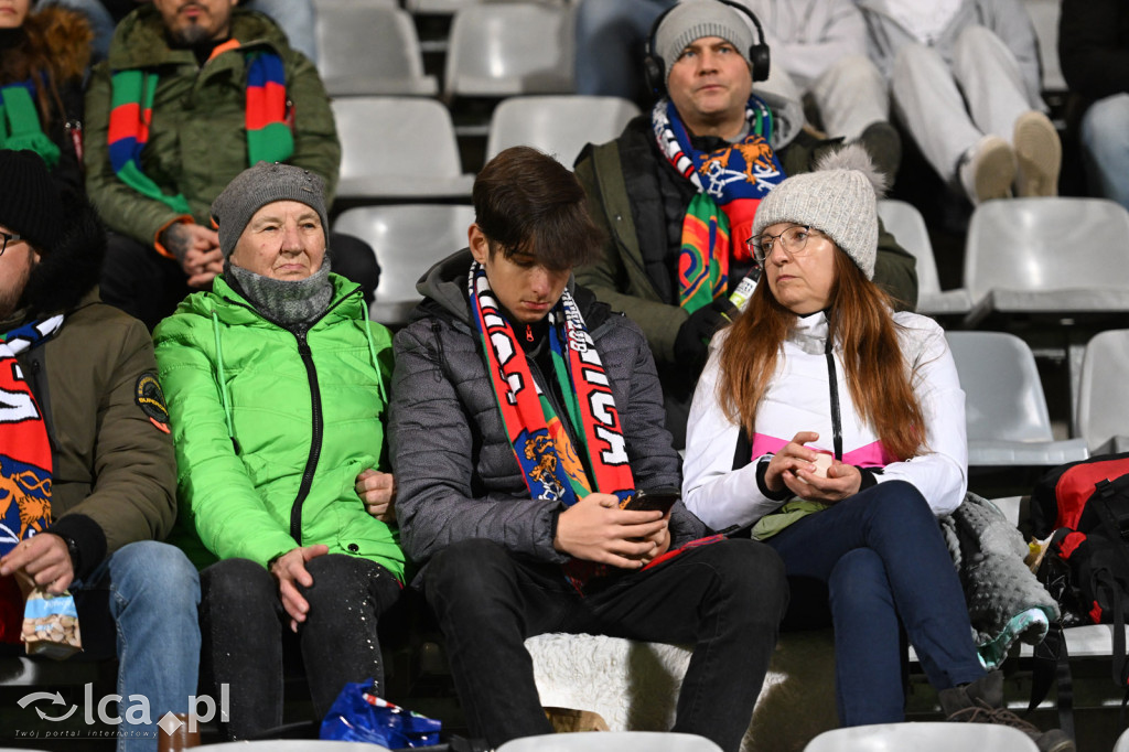 Kibice na meczu Miedź Legnica - Wisła Płock