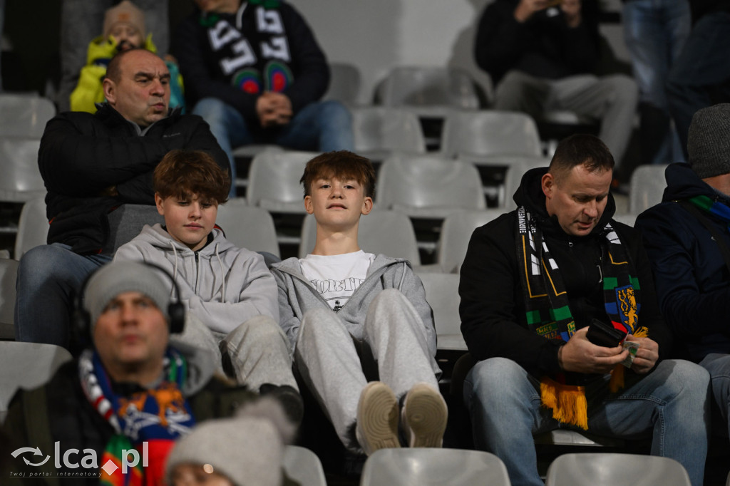Kibice na meczu Miedź Legnica - Wisła Płock