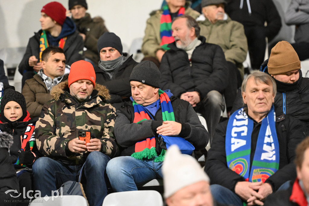 Kibice na meczu Miedź Legnica - Wisła Płock