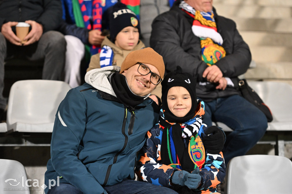 Kibice na meczu Miedź Legnica - Wisła Płock
