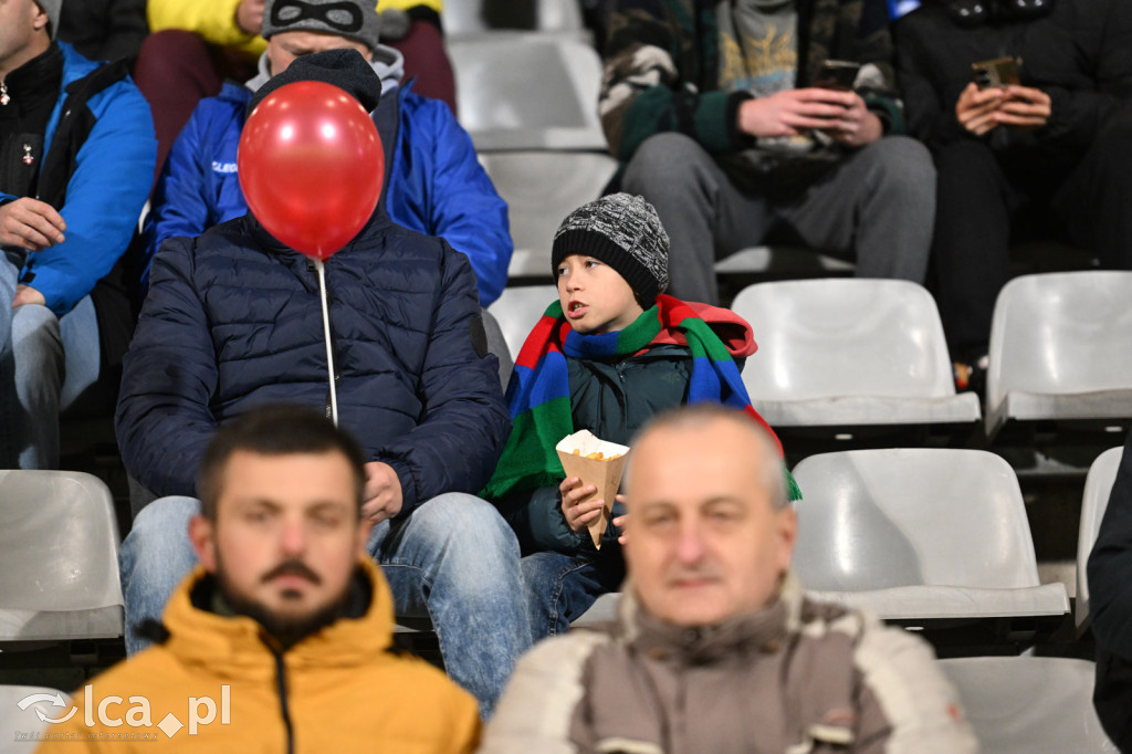 Kibice na meczu Miedź Legnica - Wisła Płock