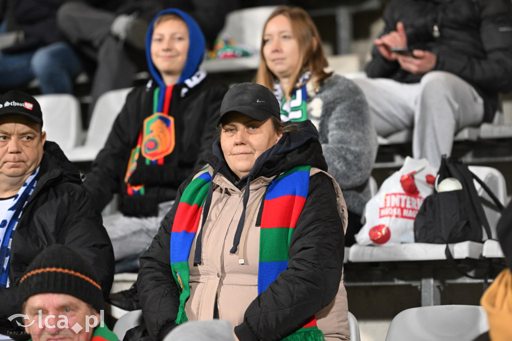 Kibice na meczu Miedź Legnica - Wisła Płock