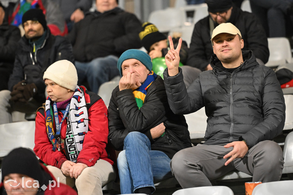 Kibice na meczu Miedź Legnica - Wisła Płock