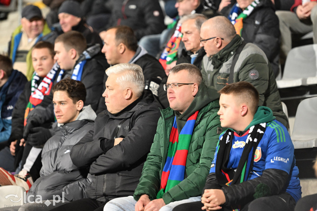 Kibice na meczu Miedź Legnica - Wisła Płock