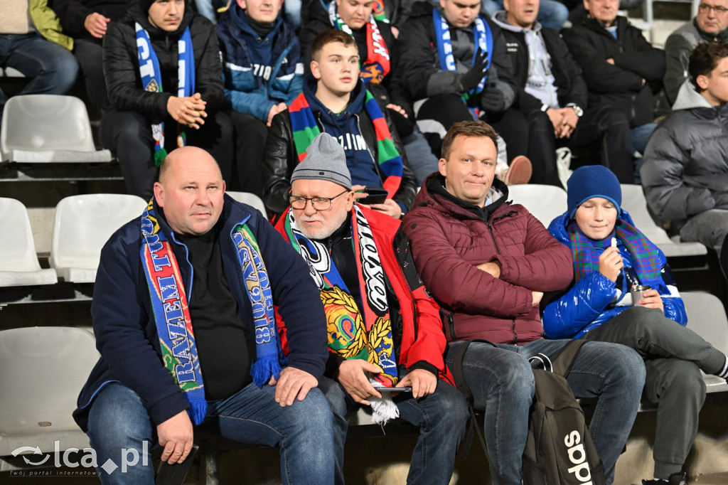 Kibice na meczu Miedź Legnica - Wisła Płock