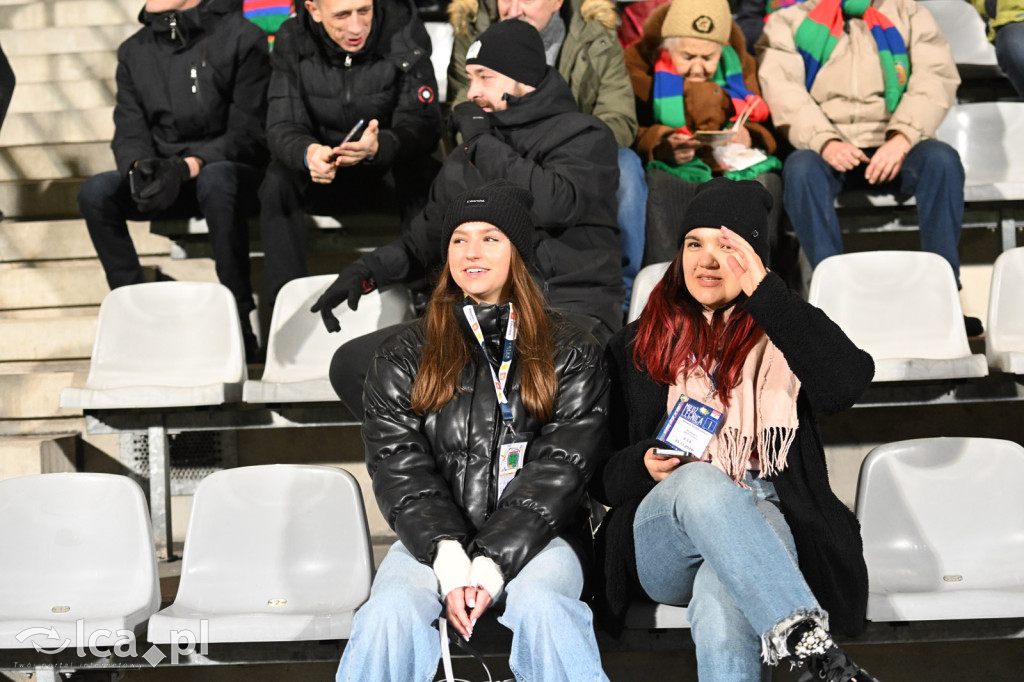 Kibice na meczu Miedź Legnica - Wisła Płock