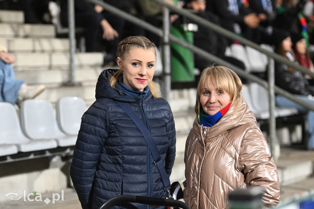Kibice na meczu Miedź Legnica - Wisła Płock