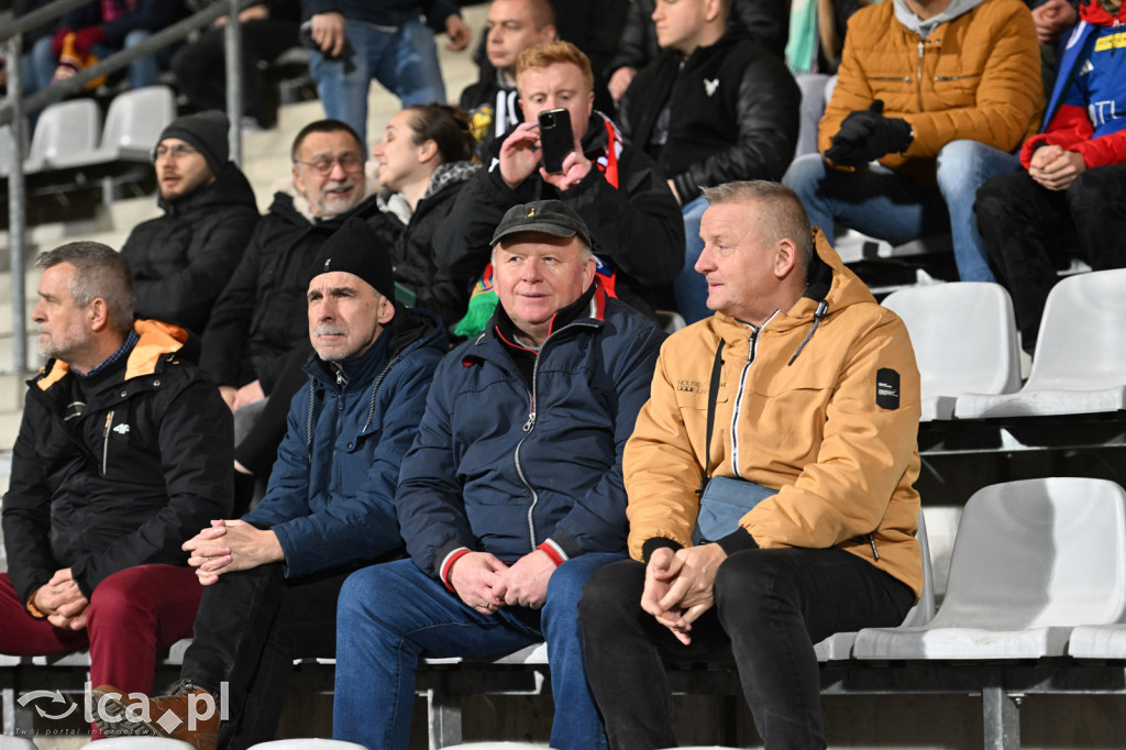 Kibice na meczu Miedź Legnica - Wisła Płock