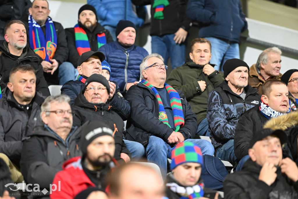 Kibice na meczu Miedź Legnica - Wisła Płock