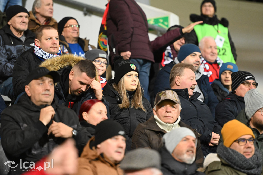 Kibice na meczu Miedź Legnica - Wisła Płock