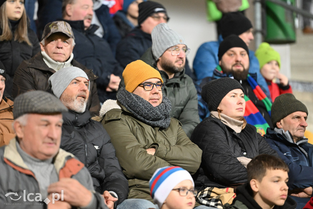 Kibice na meczu Miedź Legnica - Wisła Płock