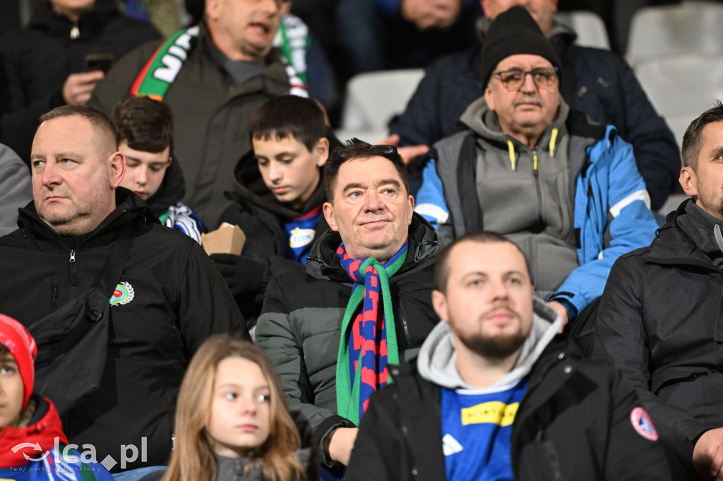 Kibice na meczu Miedź Legnica - Wisła Płock