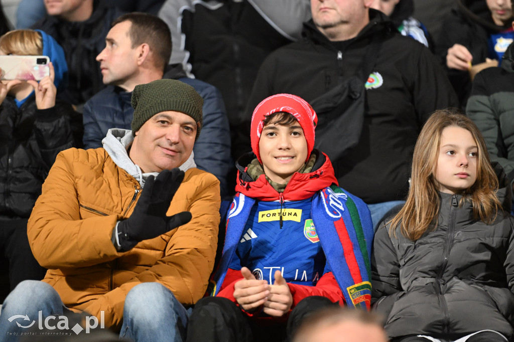 Kibice na meczu Miedź Legnica - Wisła Płock