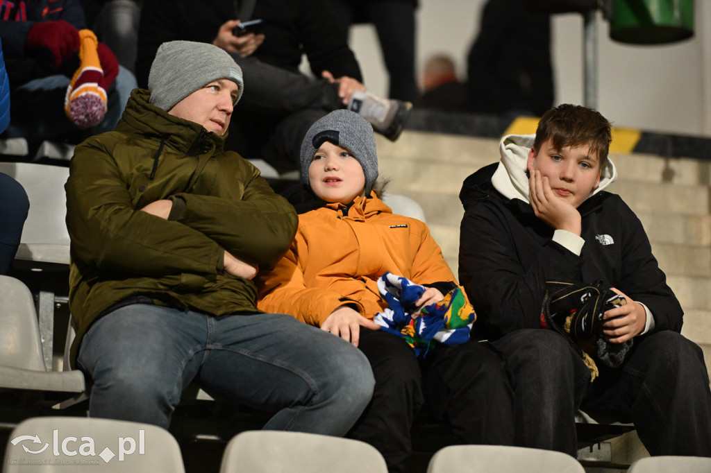 Kibice na meczu Miedź Legnica - Wisła Płock