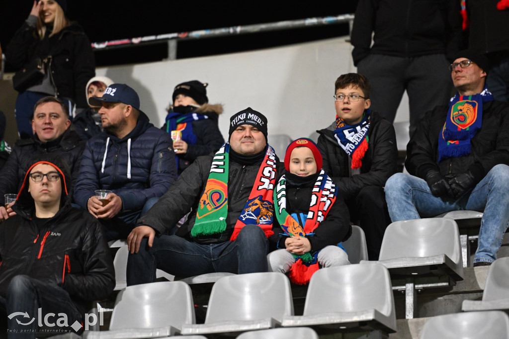 Kibice na meczu Miedź Legnica - Wisła Płock